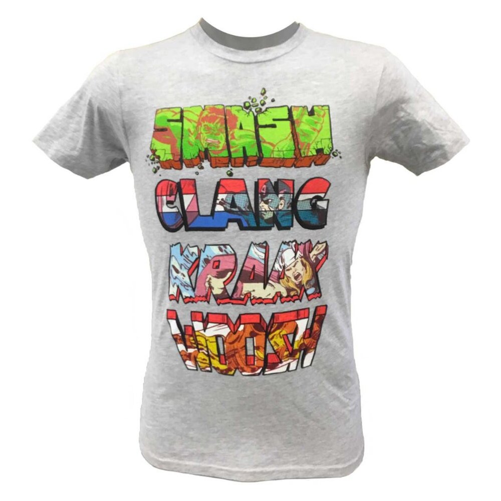 New! Marvel Comics Avengers T-Shirt Hulk Captain America Thor Iron Man